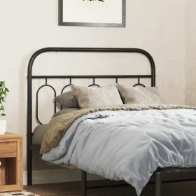 Schwarzes Metallkopfteil 100 cm von , Kopf- und Fußteile - Ref: Foro24-377146, Preis: 38,12 €, Rabatt: %