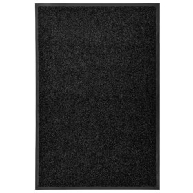 Felpudo lavable negro 60x90 cm de vidaXL, Felpudos - Ref: Foro24-323410, Precio: 41,73 €, Descuento: %