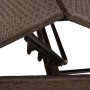 Tumbonas con mesita 2 unidades ratán sintético marrón de , Tumbonas - Ref: Foro24-4002711, Precio: 278,32 €, Descuento: %