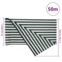 Red de privacidad HDPE verde y blanco 1,5x50 m 75 g/m² de , Sombrillas - Ref: Foro24-4003715, Precio: 47,86 €, Descuento: %