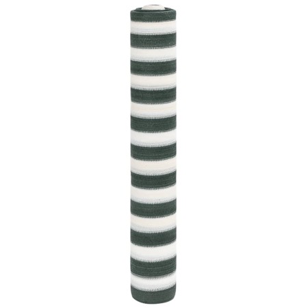 Red de privacidad HDPE verde y blanco 2x25 m 75 g/m² de , Sombrillas - Ref: Foro24-4003720, Precio: 34,47 €, Descuento: %