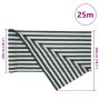 Red de privacidad HDPE verde y blanco 2x25 m 75 g/m² de , Sombrillas - Ref: Foro24-4003720, Precio: 34,47 €, Descuento: %