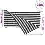 Red de privacidad HDPE gris antracita blanco 1,5x25 m 150 g/m² de , Sombrillas - Ref: Foro24-4003678, Precio: 53,75 €, Descue...