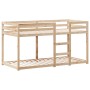 Cama litera con techo madera maciza de pino 90x190 cm de , Camas y somieres - Ref: Foro24-3282127, Precio: 228,65 €, Descuent...