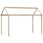 Cama litera con techo madera maciza de pino 90x190 cm de , Camas y somieres - Ref: Foro24-3282127, Precio: 239,07 €, Descuent...