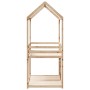 Cama litera con techo madera maciza de pino 90x190 cm de , Camas y somieres - Ref: Foro24-3282127, Precio: 228,65 €, Descuent...
