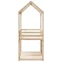 Cama litera con techo madera maciza de pino 90x190 cm de , Camas y somieres - Ref: Foro24-3282127, Precio: 239,07 €, Descuent...