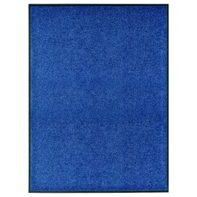 Blue washable doormat 90x120 cm by vidaXL, Doormats - Ref: Foro24-323442, Price: 56,91 €, Discount: %
