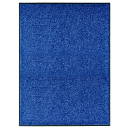 Felpudo lavable azul 90x120 cm de vidaXL, Felpudos - Ref: Foro24-323442, Precio: 58,09 €, Descuento: %
