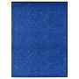 Felpudo lavable azul 90x120 cm de vidaXL, Felpudos - Ref: Foro24-323442, Precio: 56,91 €, Descuento: %