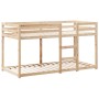 Litera con techo madera maciza de pino 90x200 cm de , Camas y somieres - Ref: Foro24-3281970, Precio: 230,19 €, Descuento: %