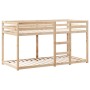 Cama litera con techo madera maciza de pino 80x200 cm de , Camas y somieres - Ref: Foro24-3282041, Precio: 198,03 €, Descuent...