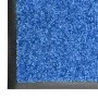 Felpudo lavable azul 90x120 cm de vidaXL, Felpudos - Ref: Foro24-323442, Precio: 56,91 €, Descuento: %