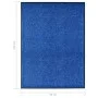 Felpudo lavable azul 90x120 cm de vidaXL, Felpudos - Ref: Foro24-323442, Precio: 56,91 €, Descuento: %