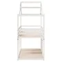 Bunk bed with solid white pine wood roof 90x190 cm by , Beds and slatted bases - Ref: Foro24-3282048, Price: 233,00 €, Discou...