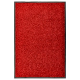 Felpudo lavable rojo 60x90 cm de vidaXL, Felpudos - Ref: Foro24-323422, Precio: 33,28 €, Descuento: %