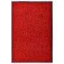 Felpudo lavable rojo 60x90 cm de vidaXL, Felpudos - Ref: Foro24-323422, Precio: 32,62 €, Descuento: %