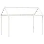 Cama alta con techo blanca madera maciza pino blanca 90x200 cm de , Camas y somieres - Ref: Foro24-3282133, Precio: 277,25 €,...