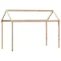 Cama alta con techo madera maciza de pino 90x190 cm de , Camas y somieres - Ref: Foro24-3282138, Precio: 223,26 €, Descuento: %