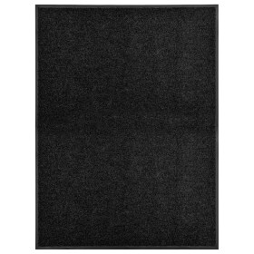 Felpudo lavable negro 90x120 cm de vidaXL, Felpudos - Ref: Foro24-323412, Precio: 56,06 €, Descuento: %