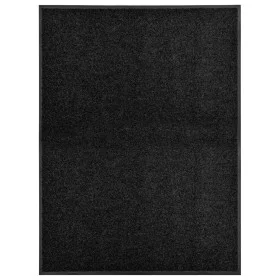 Felpudo lavable negro 90x120 cm de vidaXL, Felpudos - Ref: Foro24-323412, Precio: 54,93 €, Descuento: %