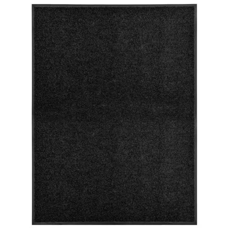 Felpudo lavable negro 90x120 cm de vidaXL, Felpudos - Ref: Foro24-323412, Precio: 54,93 €, Descuento: %