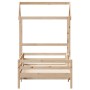 Estructura de cama con techo madera maciza de pino 90x200 cm de , Camas y somieres - Ref: Foro24-3282159, Precio: 189,74 €, D...