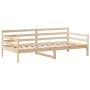 Sofá cama con techo madera maciza de pino 90x200 cm de , Camas y somieres - Ref: Foro24-3282202, Precio: 166,81 €, Descuento: %