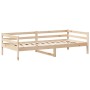 Sofá cama con techo madera maciza de pino 90x200 cm de , Camas y somieres - Ref: Foro24-3282190, Precio: 162,27 €, Descuento: %