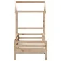 Sofá cama con techo madera maciza de pino 90x200 cm de , Camas y somieres - Ref: Foro24-3282190, Precio: 160,17 €, Descuento: %