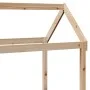 Sofá cama con techo madera maciza de pino 90x200 cm de , Camas y somieres - Ref: Foro24-3282190, Precio: 160,17 €, Descuento: %