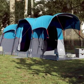 Tienda de campaña familiar túnel 8 personas impermeable azul de , Tiendas de campaña - Ref: Foro24-94786, Precio: 206,95 €, D...