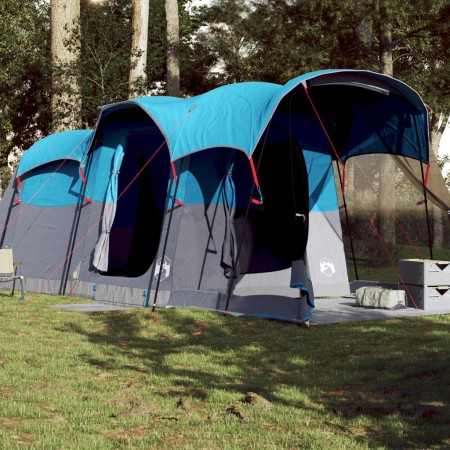 Tienda de campaña familiar túnel 8 personas impermeable azul de , Tiendas de campaña - Ref: Foro24-94786, Precio: 203,53 €, D...