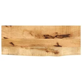 Solid mango wood natural edge table top 80x30x2.5 cm by , Table tops - Ref: Foro24-370334, Price: 41,10 €, Discount: %