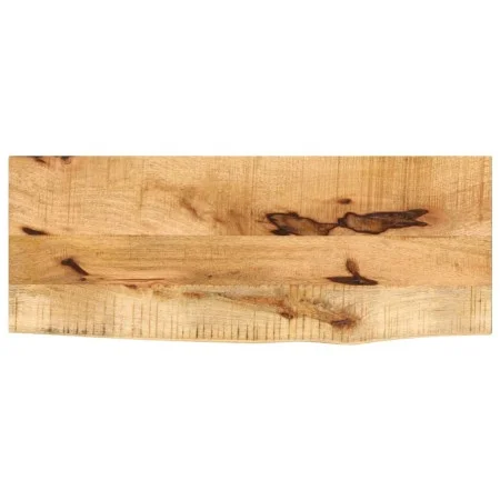 Solid mango wood natural edge table top 80x30x2.5 cm by , Table tops - Ref: Foro24-370334, Price: 41,10 €, Discount: %