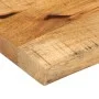 Solid mango wood natural edge table top 80x30x2.5 cm by , Table tops - Ref: Foro24-370334, Price: 41,10 €, Discount: %