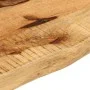 Solid mango wood natural edge table top 80x30x2.5 cm by , Table tops - Ref: Foro24-370334, Price: 41,10 €, Discount: %