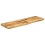Solid mango wood natural edge table top 100x40x2.5 cm by , Table tops - Ref: Foro24-370348, Price: 74,16 €, Discount: %