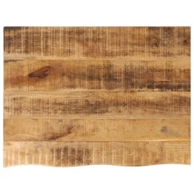 Solid mango wood natural edge table top 90x60x2.5 cm by , Table tops - Ref: Foro24-370357, Price: 71,33 €, Discount: %