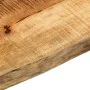 Solid mango wood natural edge table top 160x20x3.8 cm by , Table tops - Ref: Foro24-370376, Price: 65,64 €, Discount: %