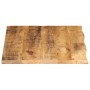 Tablero de mesa borde natural madera maciza mango 90x60x3,8 cm de , Tableros para mesas - Ref: Foro24-370405, Precio: 86,91 €...