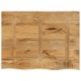 Tablero de mesa borde natural madera maciza mango 90x60x3,8 cm de , Tableros para mesas - Ref: Foro24-370405, Precio: 86,91 €...
