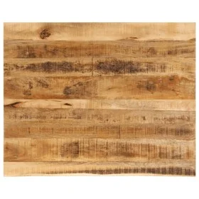 Solid mango wood natural edge table top 90x80x3.8 cm by , Table tops - Ref: Foro24-370411, Price: 116,43 €, Discount: %