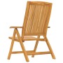 Sillas de jardín reclinables y cojines 4 uds madera maciza teca de , Sillas de jardín - Ref: Foro24-3196476, Precio: 662,08 €...