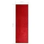Felpudo lavable rojo 60x180 cm de vidaXL, Felpudos - Ref: Foro24-323423, Precio: 52,82 €, Descuento: %
