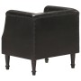 Sillón de cuero auténtico negro de , Sillones - Ref: Foro24-286590, Precio: 287,54 €, Descuento: %