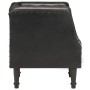 Sillón de cuero auténtico negro de , Sillones - Ref: Foro24-286590, Precio: 287,54 €, Descuento: %