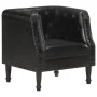 Sillón de cuero auténtico negro de , Sillones - Ref: Foro24-286590, Precio: 282,27 €, Descuento: %