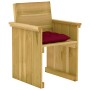 Comedor de jardín 7 pzas con cojines madera de pino impregnada de , Conjuntos de jardín - Ref: Foro24-3065738, Precio: 743,42...
