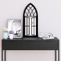Espejo de hierro negro para uso interior 70x30 cm de , Espejos - Ref: Foro24-3093534, Precio: 95,03 €, Descuento: %